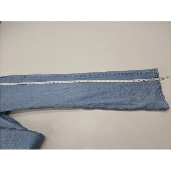 Abercrombie & Fitch The 90s Relaxed Jeans High Rise Curve Love 28 EXTRA LONG XL - Picture 10 of 11
